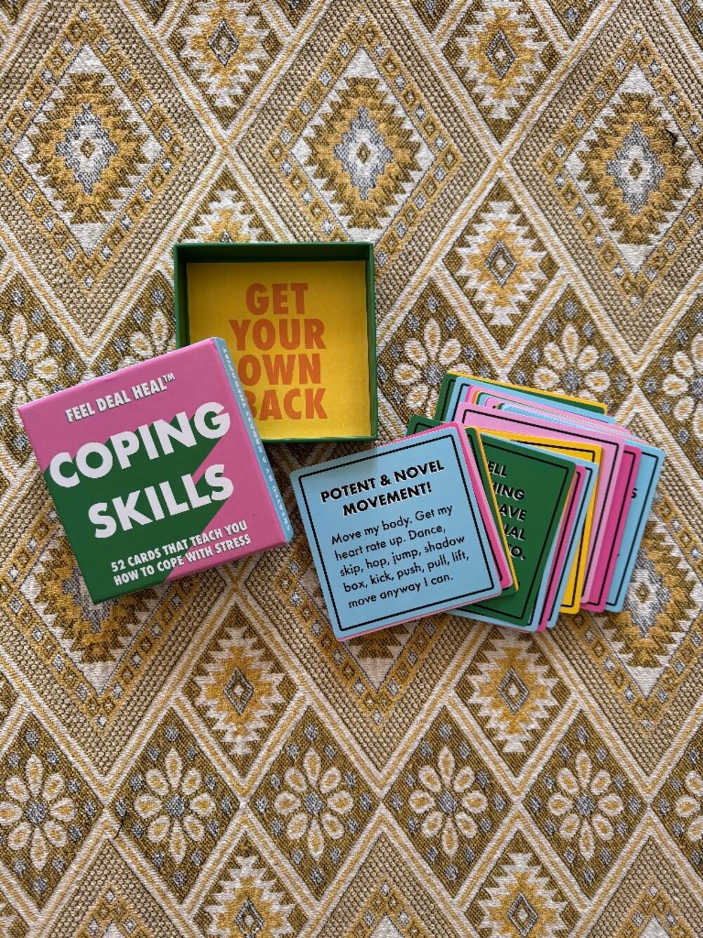 Feel Deal Heal Affirmations & Coping Skills Cards - Hey Tiffany Roe Decks - Picture 4 of 4